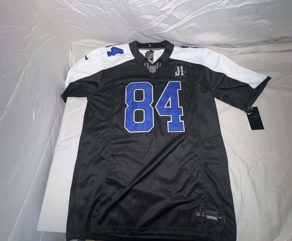 Nike Indianapolis Colts Jersey Size L Anthracite Rivalries #84 (Warren) NWT